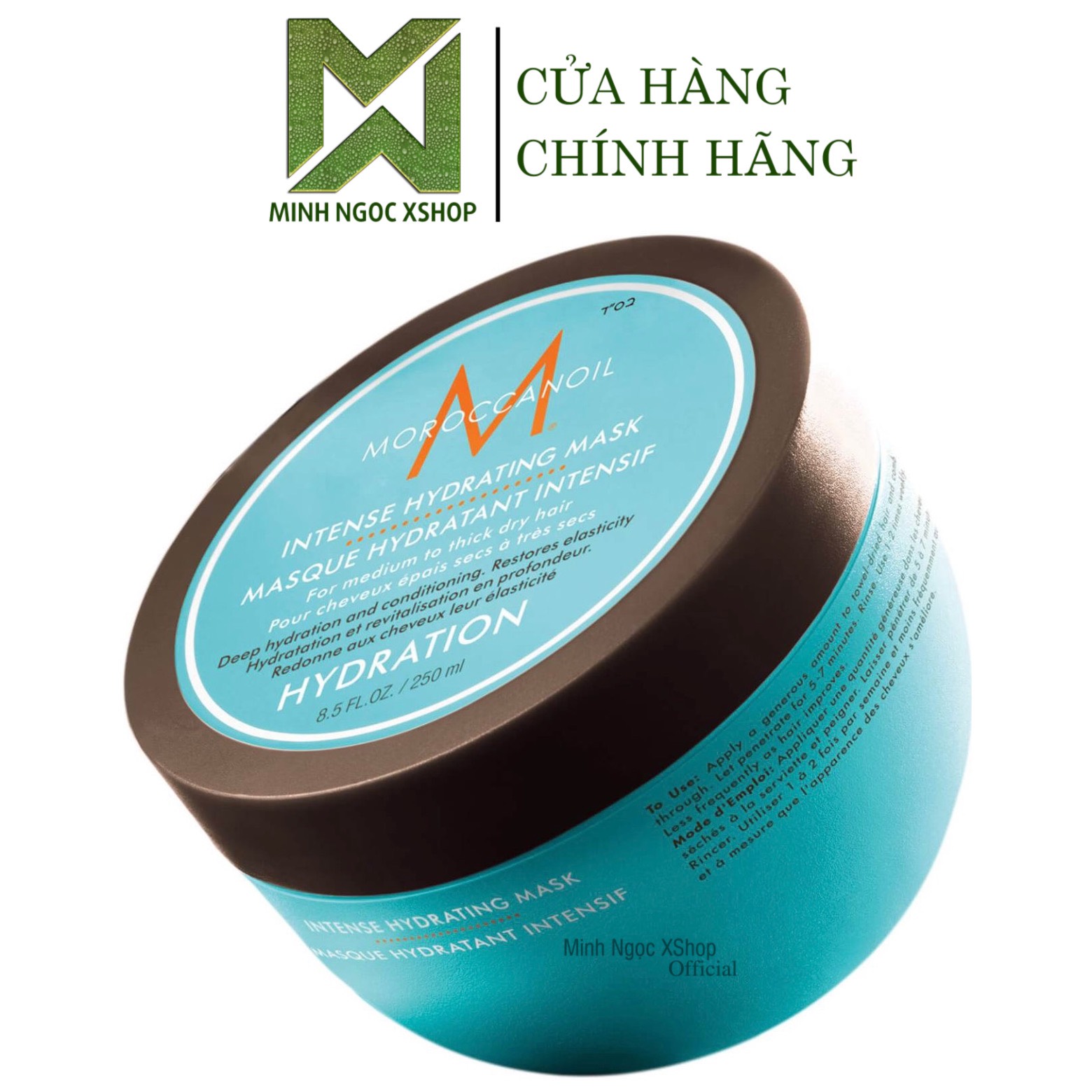 Dầu hấp dưỡng ẩm sâu Moroccanoil Hydrating Mask 250ML - 500ML chính hãng