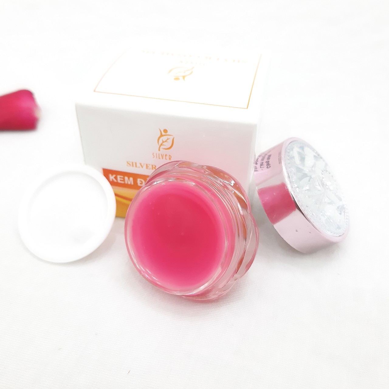 Kem Làm Hồng Nhũ Hoa Hồng Vùng Kín Hồng Môi VNZ Hộp Vàng Nhỏ 20gr