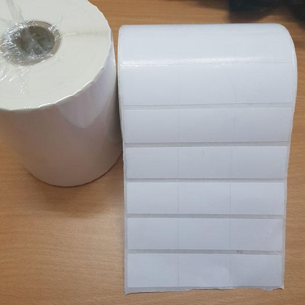 Decal in mã vạch, Giấy in tem mã vạch 3 tem 35x22mm (dài 50m)