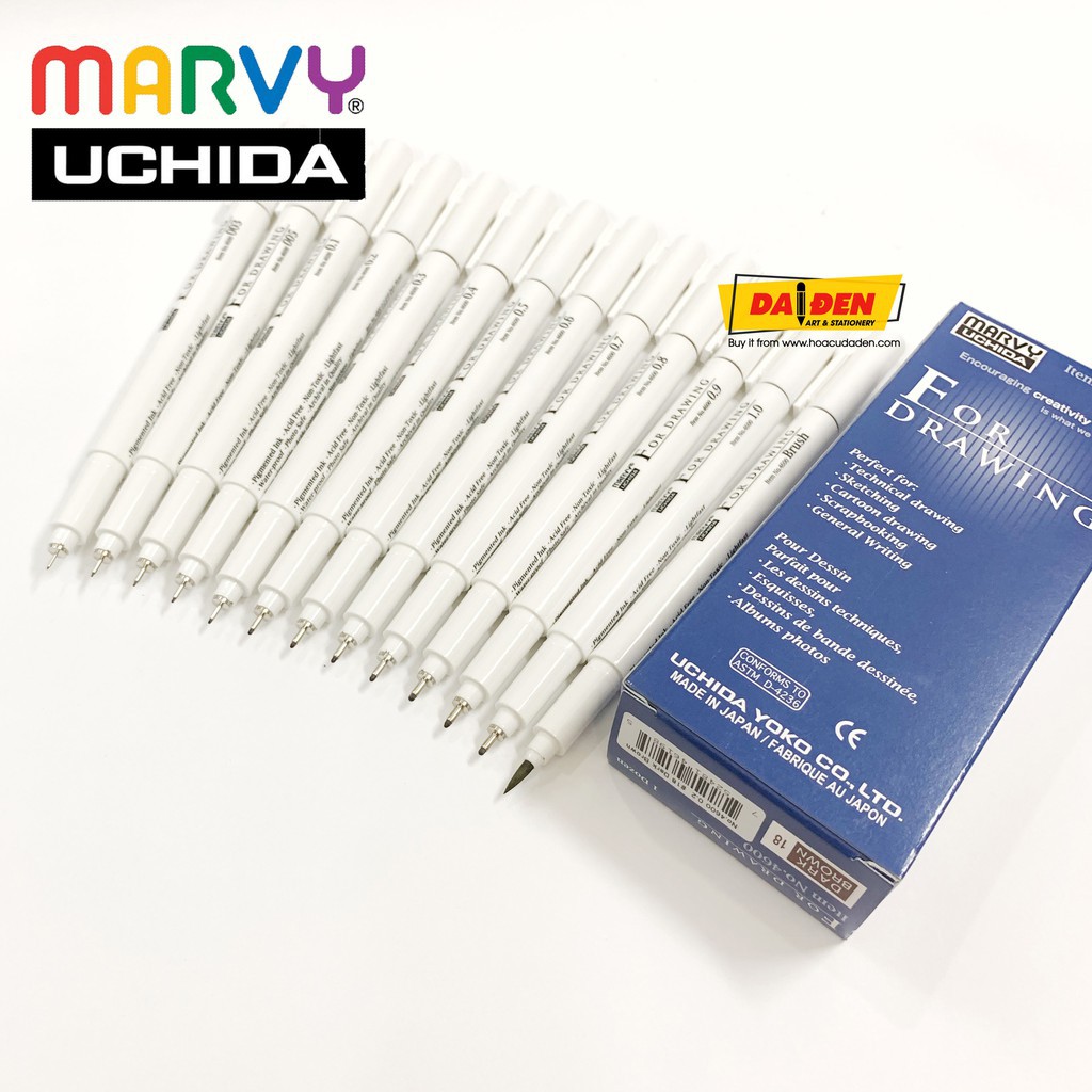 Bút Vẽ Nét Line Marvy Uchida Kháng Nước Chính Hãng