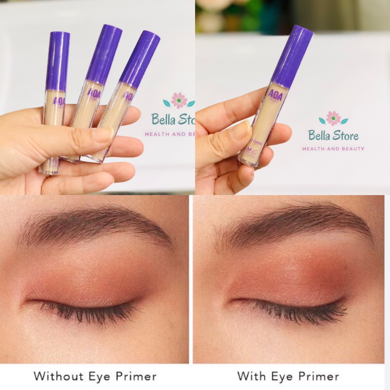 Kem lót mắt AOA Shadow Stay Eyeshadow Primer màu Natural