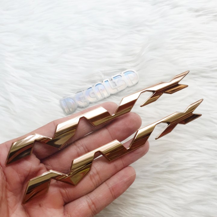 Tem NVX 125 155 hàng zin cao cấp màu vàng đồng 2020 sắc nét không bong chóc