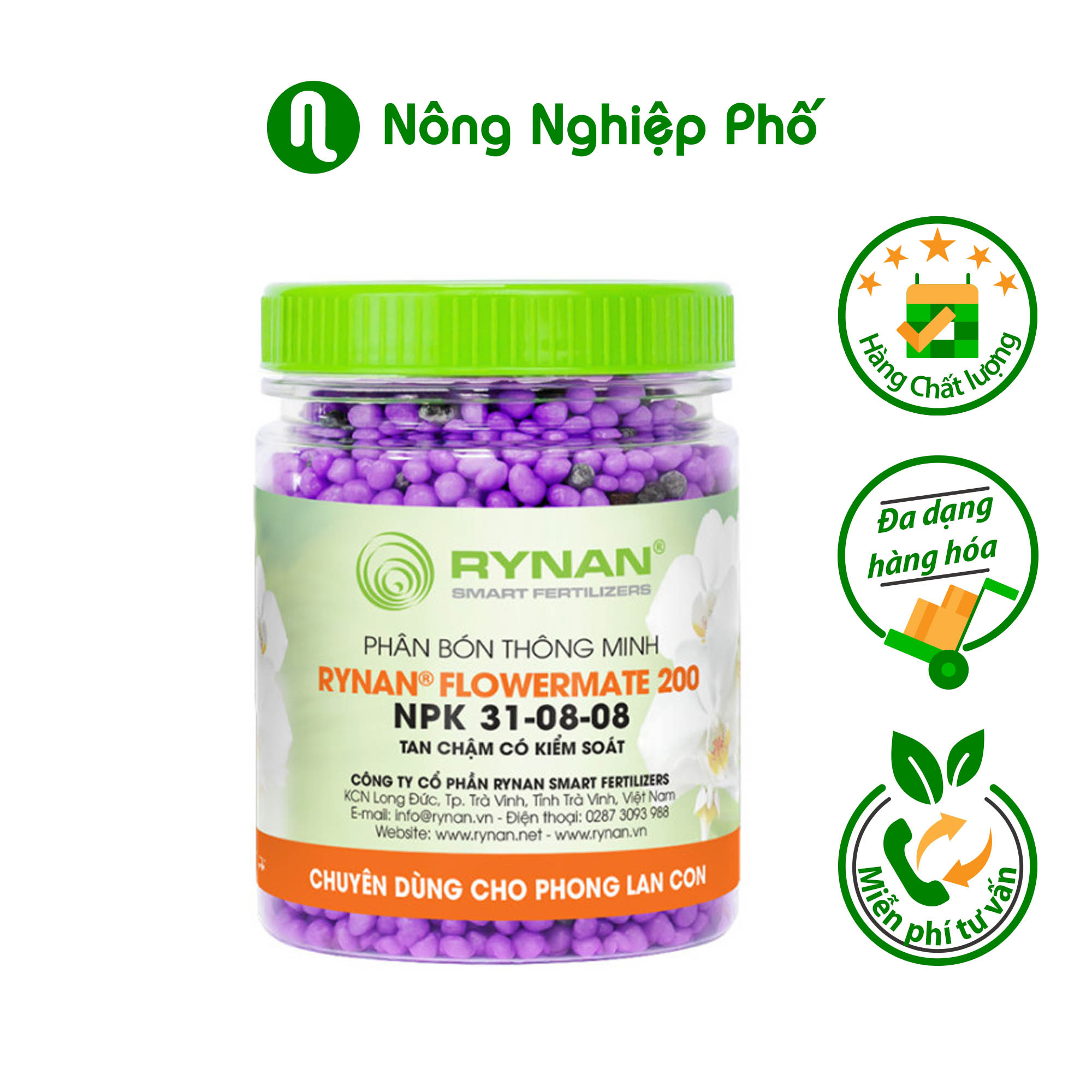 Rynan fm 200 - 210 - 220 - 230 - 240 phân bón thông minh tan chậm có kiểm soát - lọ 150 gram - nông nghiệp phố
