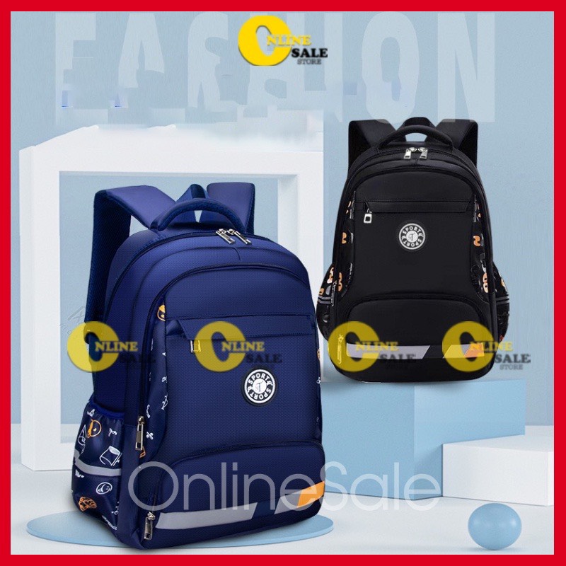 Balo học sinh nam cấp 2 cặp xách trung học con trai ba lo đi học chống thấm nước