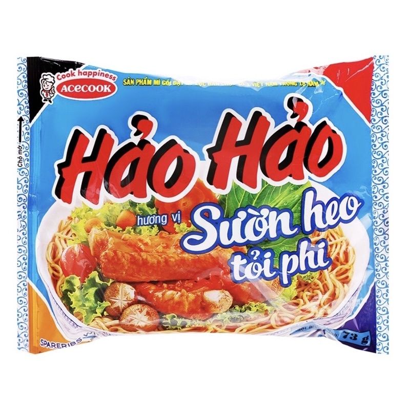 Thùng Mì Hảo Hảo sườn heo tỏi phi 30 gói