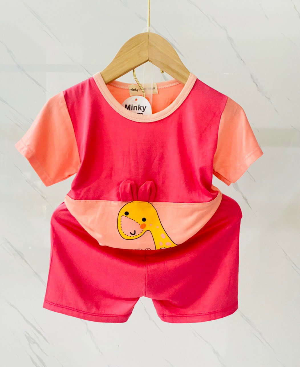SET THUN LẠNH ĐÍNH TAI THẬT (SIZE 6-16KG)