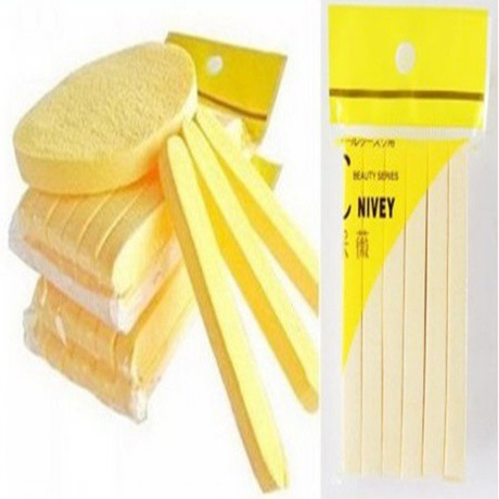 Combo 36 Bông mút bọt biển rửa mặt dạng nén