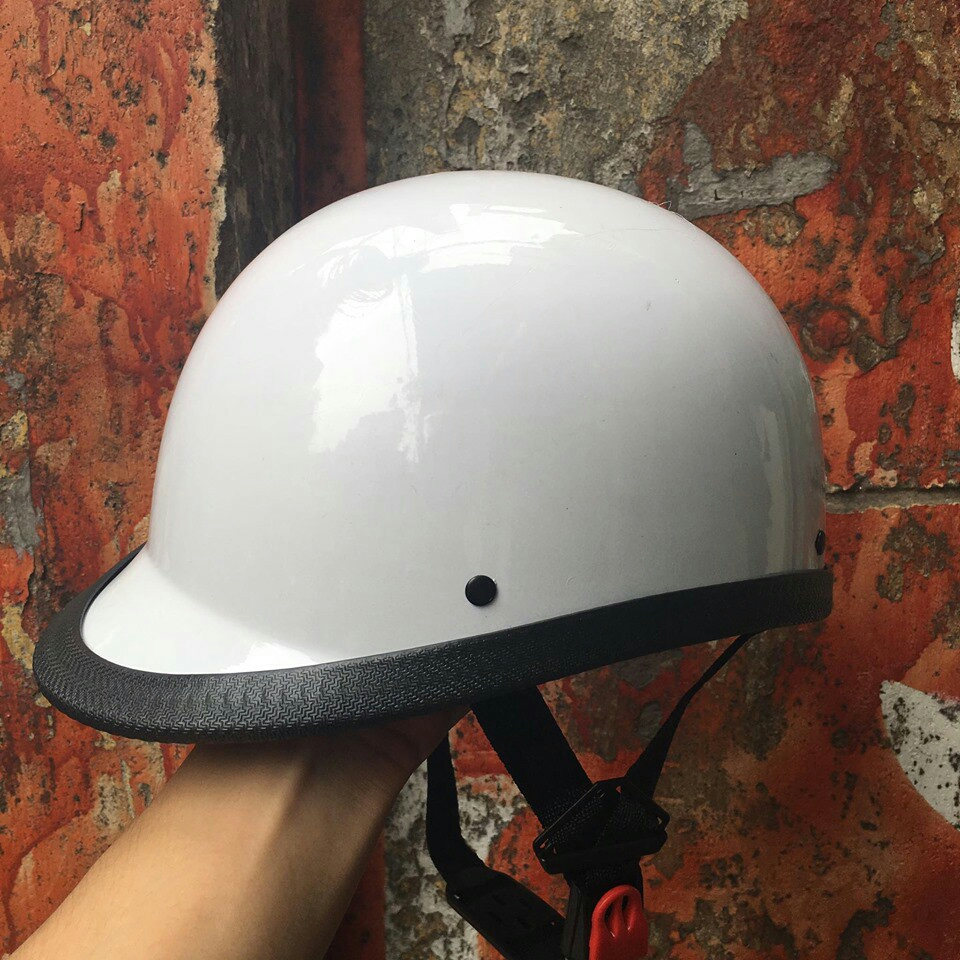 Nón Bảo Hiểm Nửa Đầu Kiều Dáng Đua Ngựa