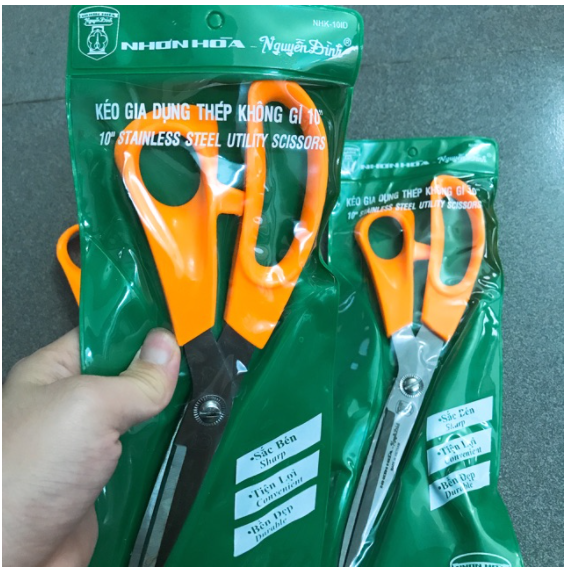 [HCM]Kéo Cắt Vải Nguyễn Đình Chính Hãng 100% bao bén dài 25cm đạt chuẩn hàng Việt nam chất lượng cao