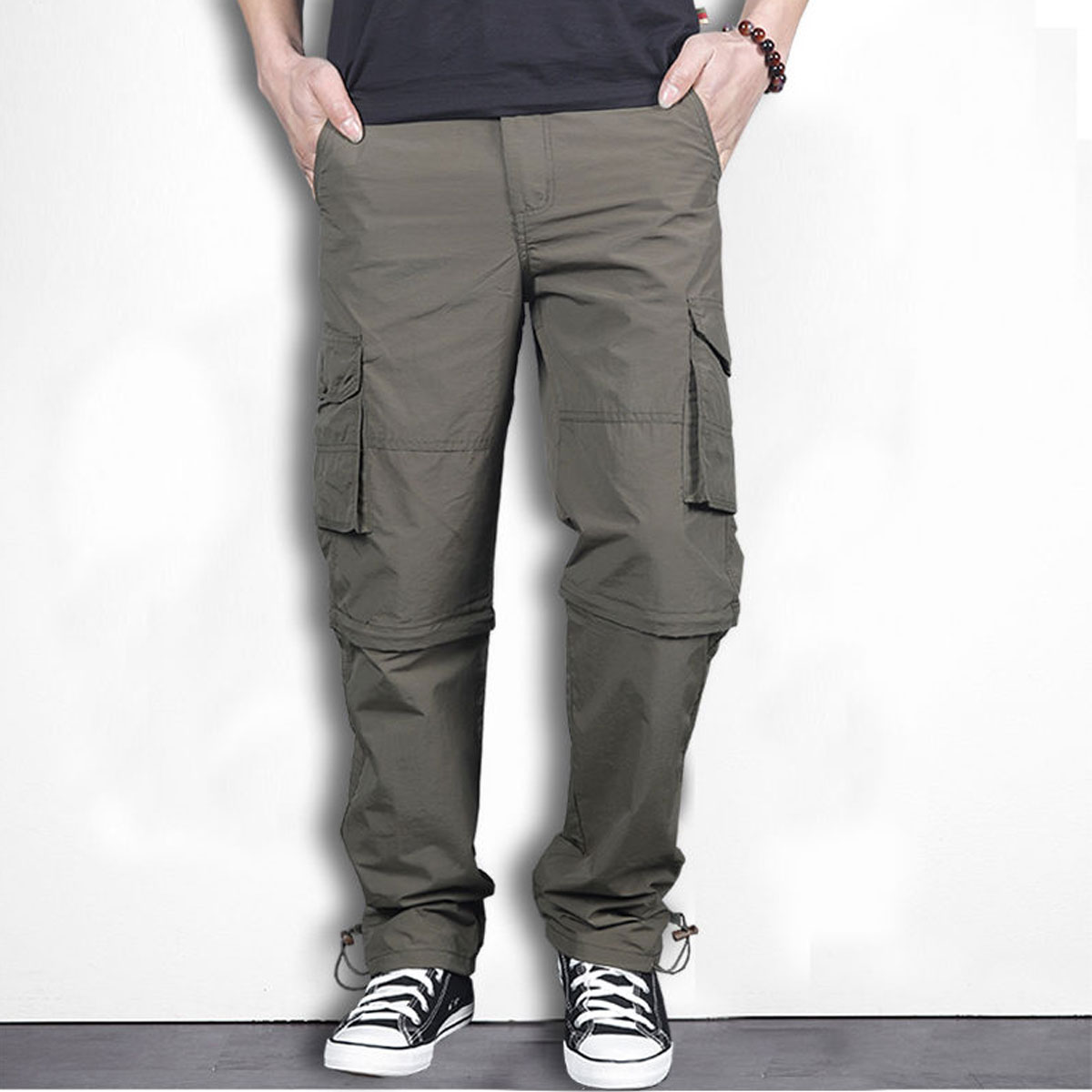 Quần Túi Hộp Nam Vải Gió Cao Cấp, Quần Nam Có Thể Tháo Rời Ống Thoáng Khí Phong Cách Dành Cho Dân Phượt Chuyên Nghiệp Du Lịch Và Thường Ngày