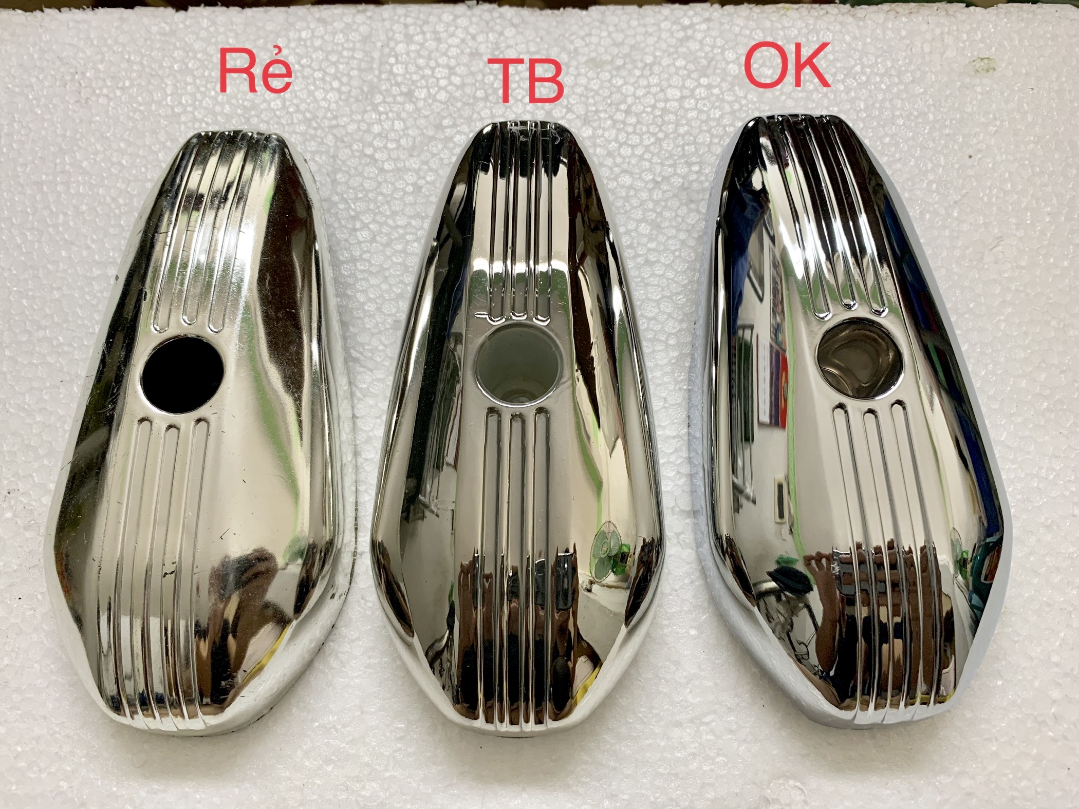 Ốp che giảm xóc trước Crea, Julio, Giorno 2 thì Nhật bãi