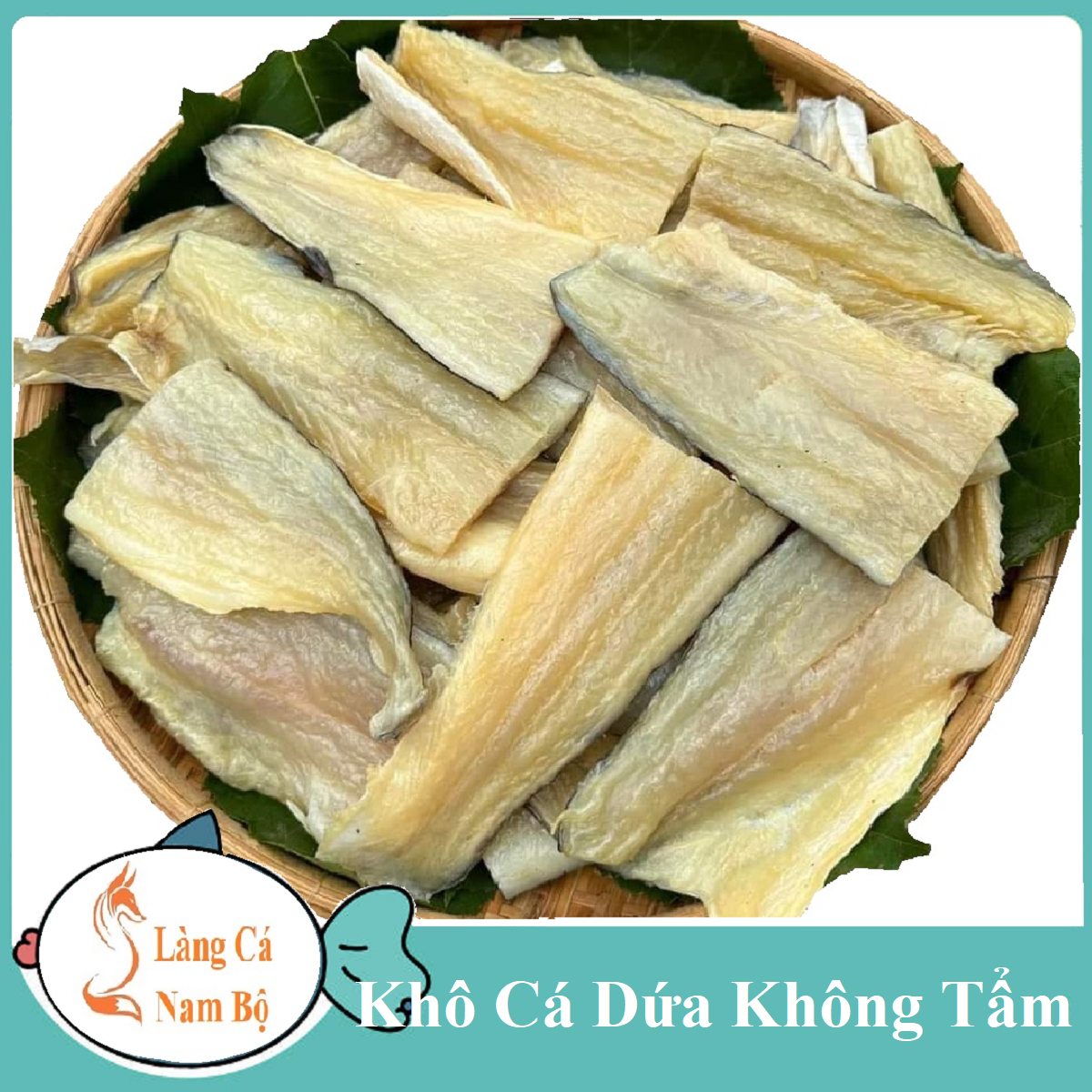 Khô Cá Dứa Sợi Thịt 3 Nắng thơm ngon chính gốc Cần Giờ, chất lượng, giao nhanh- Làng Cá Nam Bộ