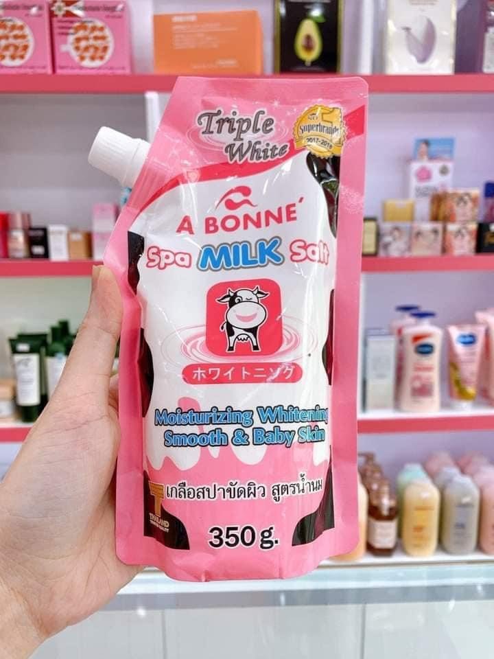Muối Tắm A Bonne Sữa Bò Tẩy Da Chết Có Vòi 350g Hasaki Sản Phẩm Chính Hãng Thái LAn
