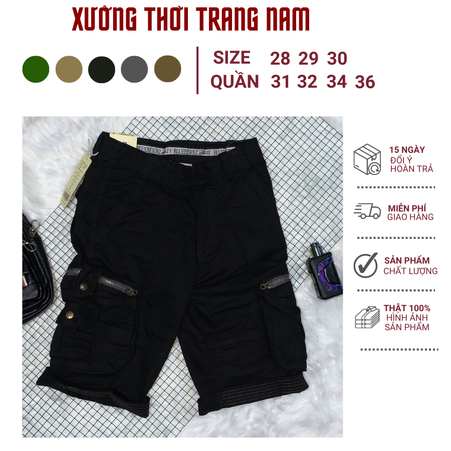 QUẦN SHORT NAM KAKI TÚI HỘP CAO CẤP HC01 SIZE 29 ĐẾN 36 HÌNH THẬT
