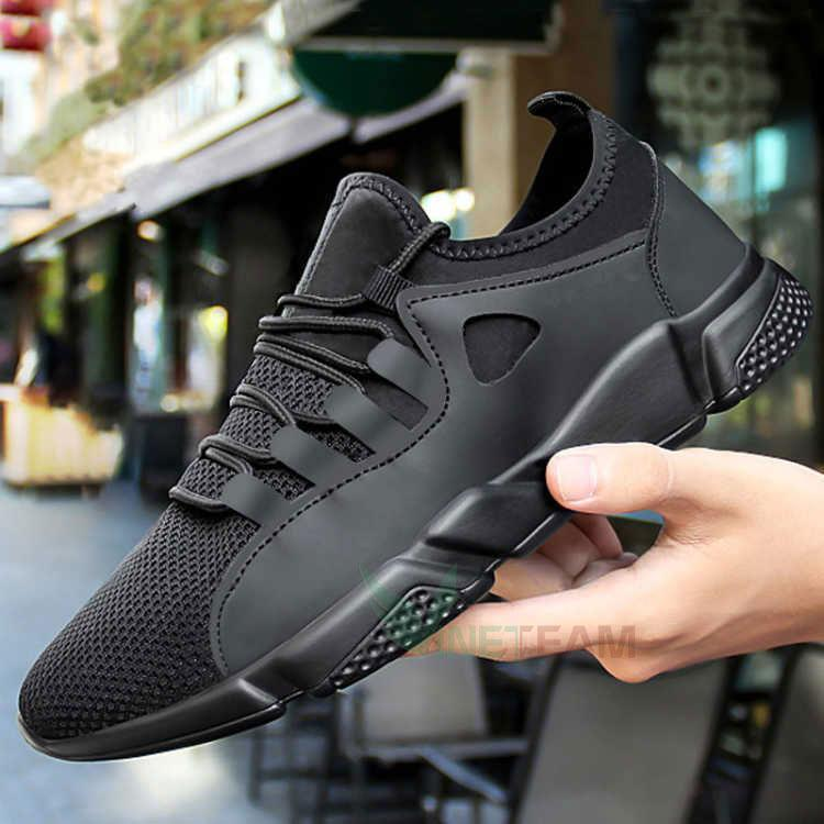 XẢ KHO Giày Sneaker Nam Cao Cấp khử mùi thoàng khí Đồ Da Vinet (Màu Đen đế trắng)