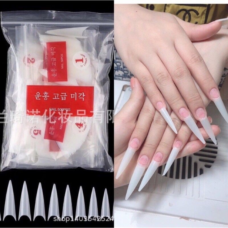 Móng Nối Nhọn Dài móng típ hàn