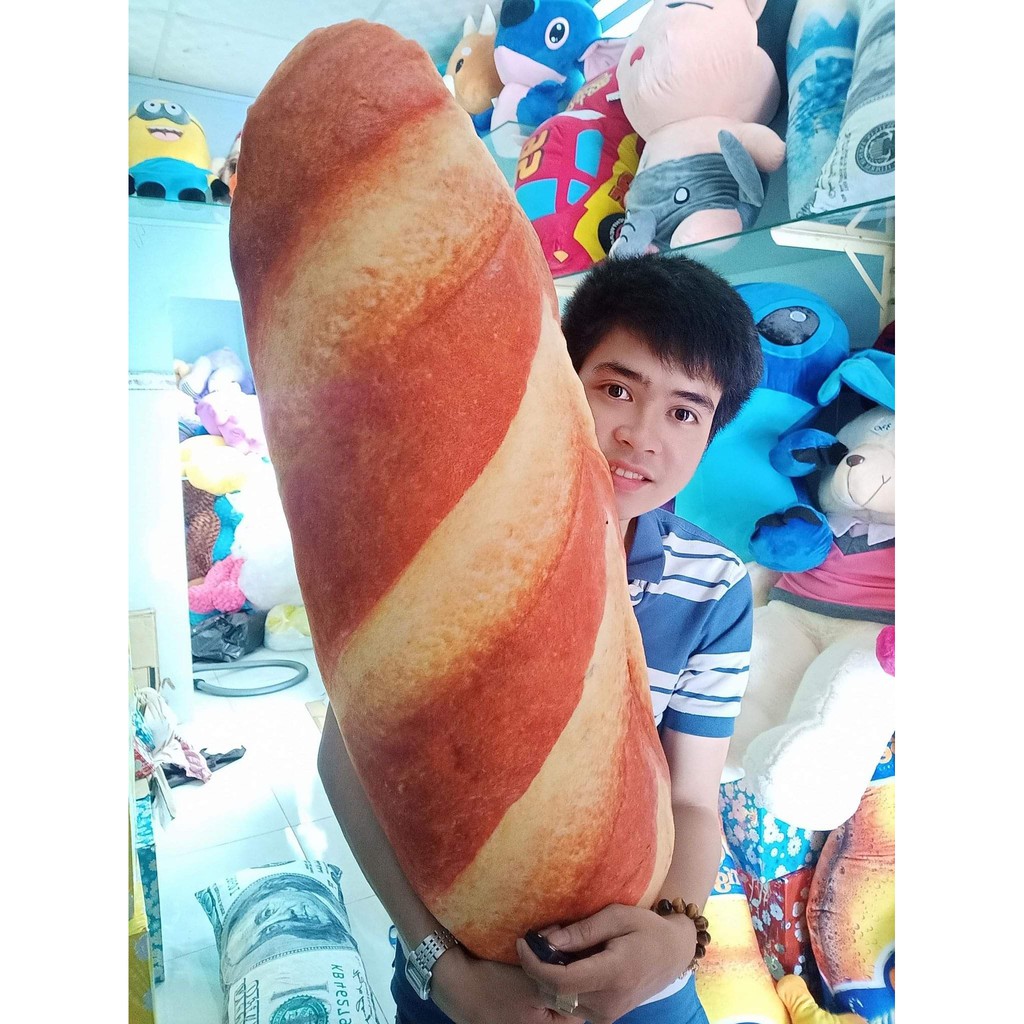 GỐI ÔM HÌNH BÁNH MÌ SIZE LỚN