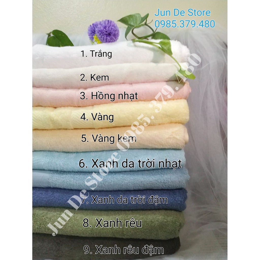 Khăn tắm Muji Organic xuất Nhật 60x120 ♥️ Sợi cotton nhẹ nhàng, nhanh khô.