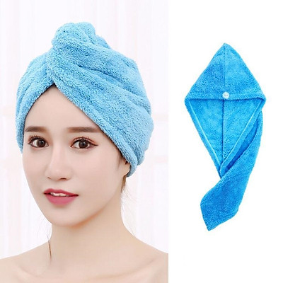Khăn quấn khô tóc hình san hô Khăn quấn khô tóc hình san hô