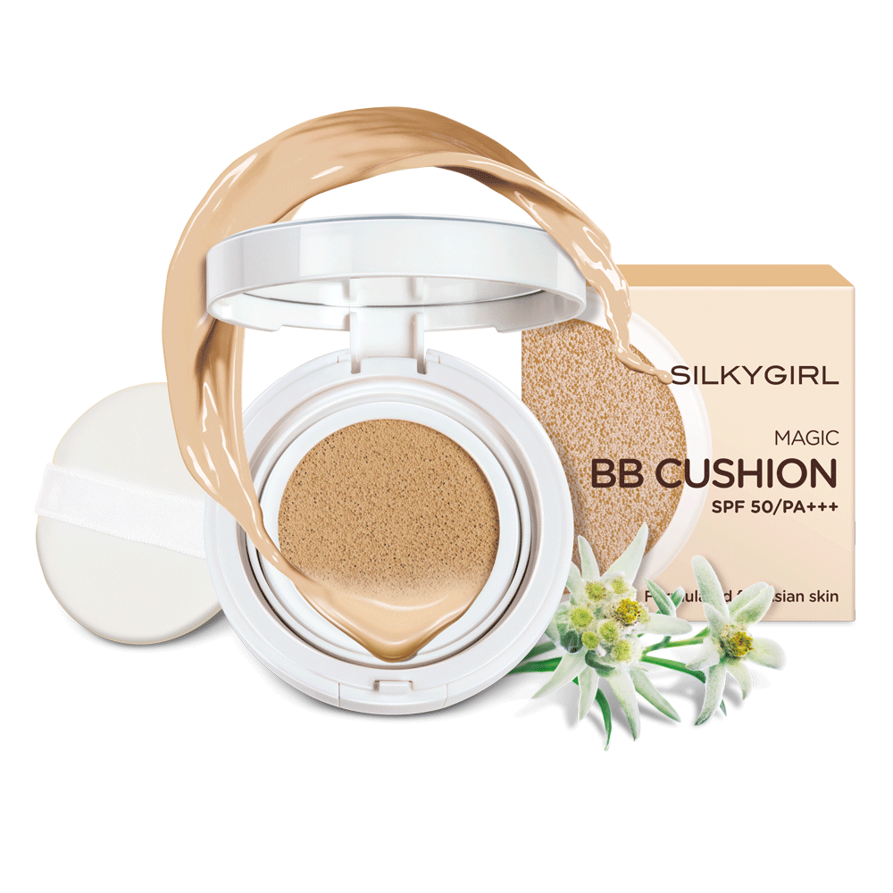 Phấn nước silkygirl magic bb cushion spf 50/pa+++ 15g