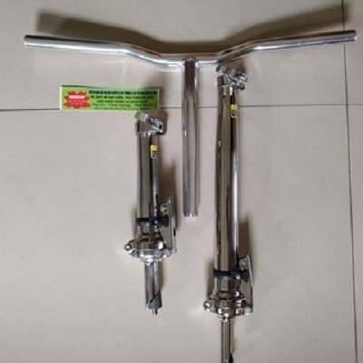 HOT.CỰC KÌ TIỆN LỢI VÀ GỌN GÀNG, Bộ càng gập, gập cọc yên, chế xe scooter, chế cháo xe cho trẻ em, xe gập để cốp ô tô 5.