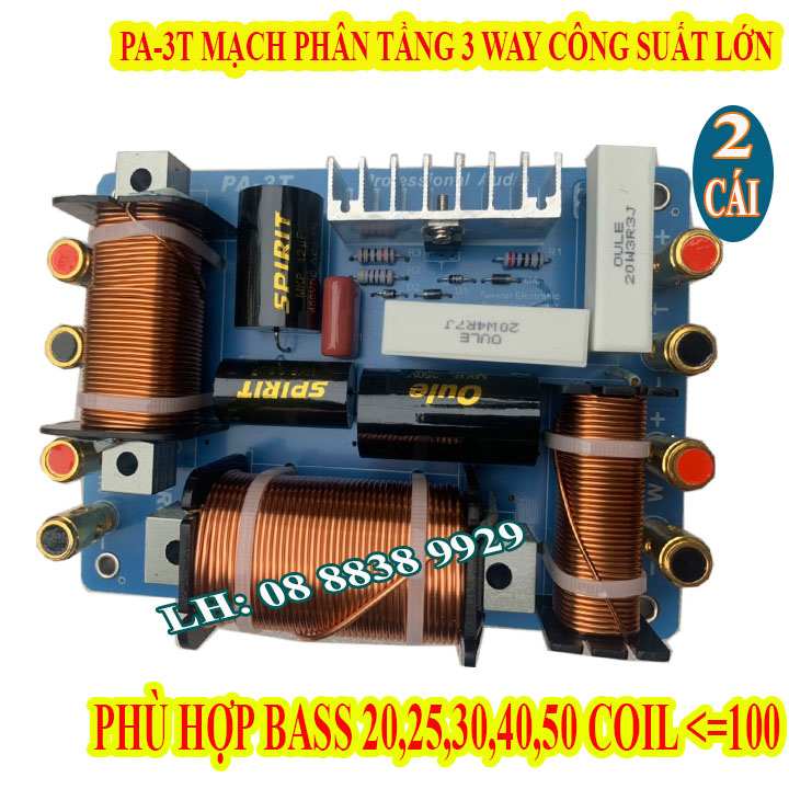 Cặp mạch phân tần loa sân khấu lớn 3 đường tiếng pa-3t - giá 2 mạch