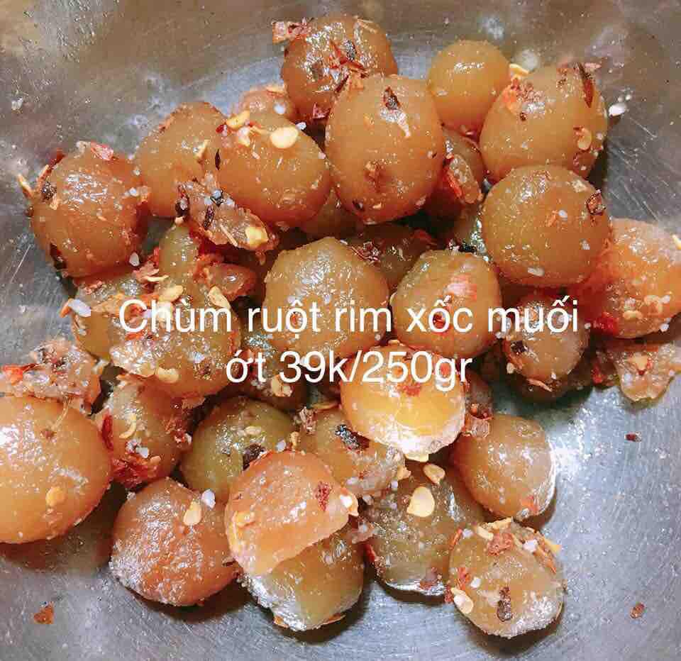 Chùm ruột rim sốc muối ớt 250gr