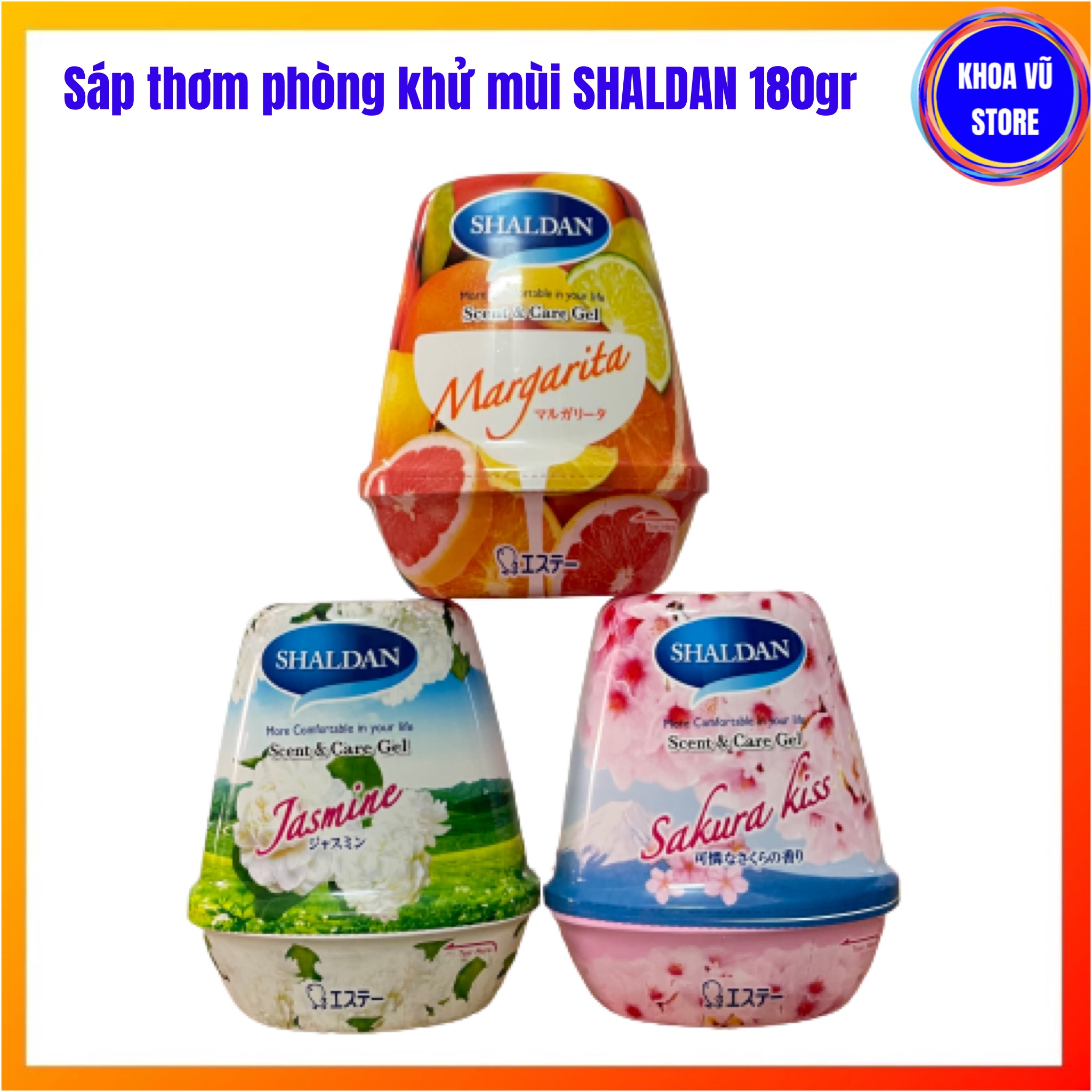 Sáp thơm phòng khử mùi shaldan thái lan 180gr - khoa vu store