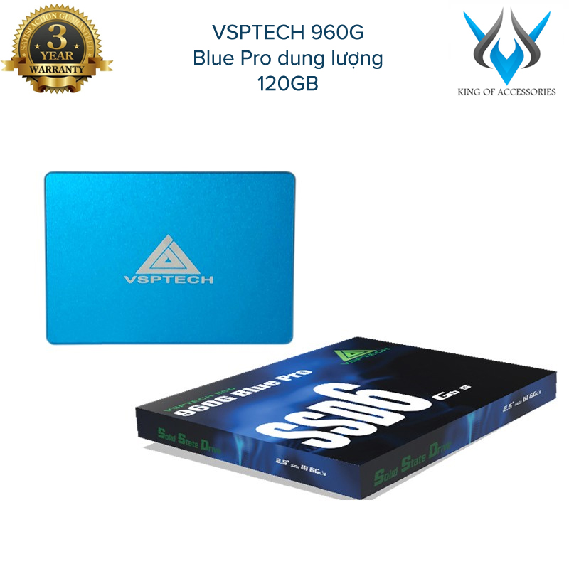 Ổ cứng SSD VSPTECH 960G Blue Pro dung lượng 120GB - tốc độ ghi 450MB/s đọc 520MB/s - Nhất Tín Computer
