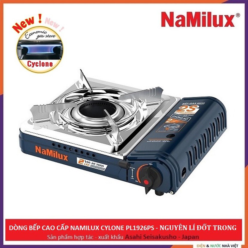 Bếp gas mini cao cấp cyclone namilux pl 1926ps