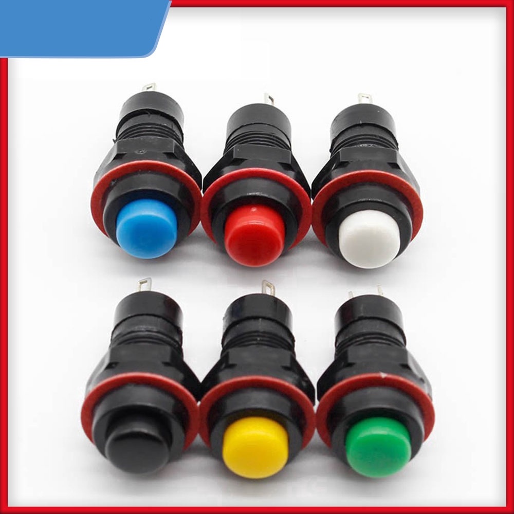 Công tắc nhấn nhả 10mm 250v 3a.