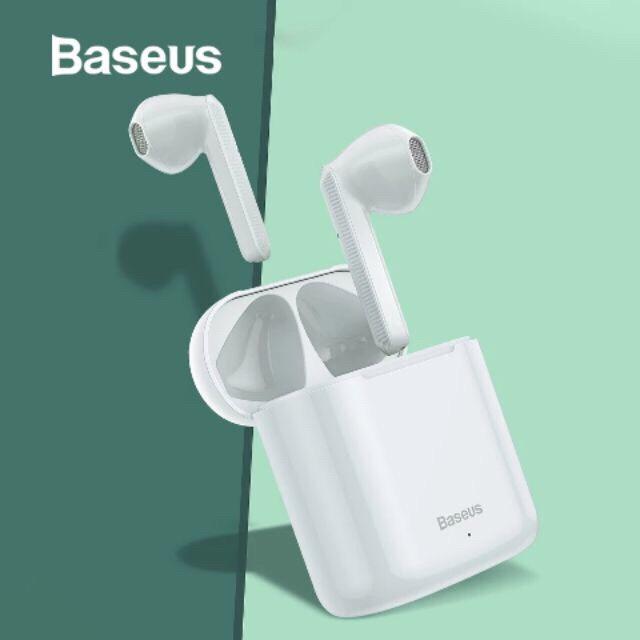 Tai nghe bluetooth baseus w09 có 2 tai đốc sạc - tai nghe không dây baseus encok tws w09 chính hãng có các màu