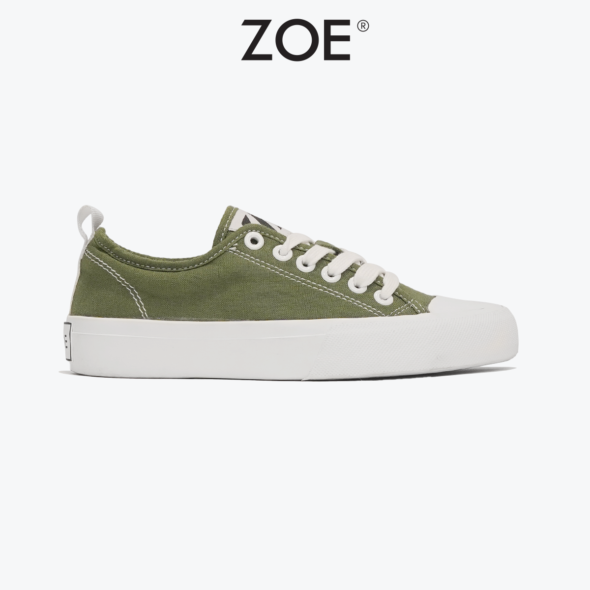 Giày Thể Thao Xanh Rêu Lowtop Zoe | Zoe Official