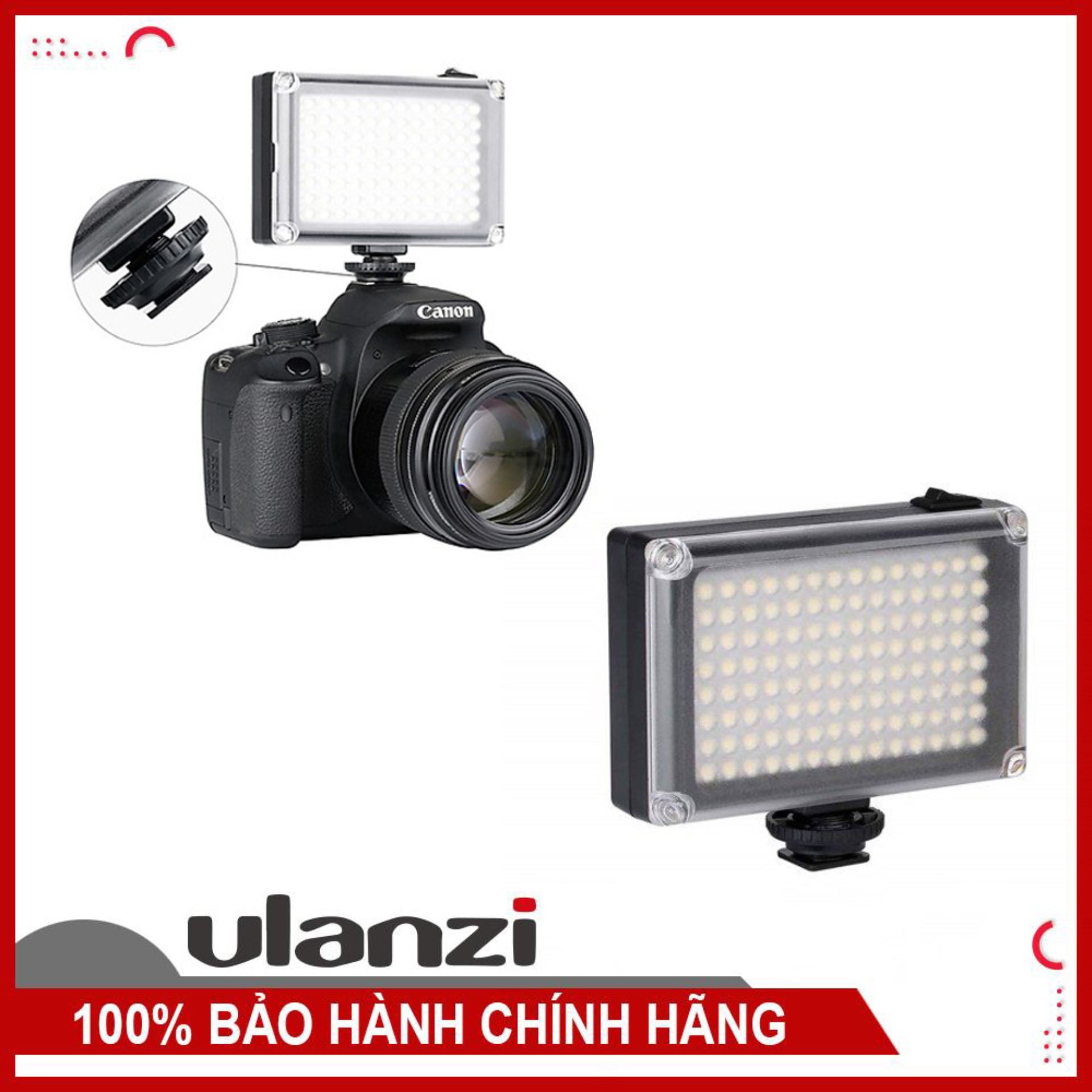 Đèn Led Quay Phim 112 Bóng Ulanzi FUDB2 - Công Suất Sáng Cực Mạnh, Dành Cho Máy Ảnh DSLR, Máy Quay