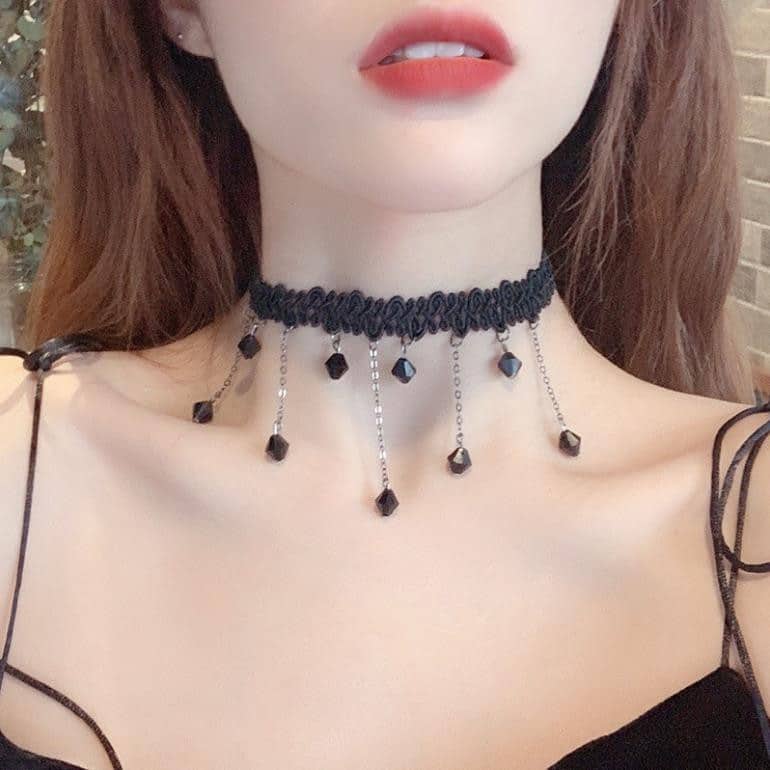 Dây chuyền Choker cực xinh phong cách quý cô sang chảnh - Rẻ sập sàn Lazada - Mẫu HOT Dây chuyền, vòng cổ, choker, phụ kiện trang sức nữ Hàn quốc giá rẻ