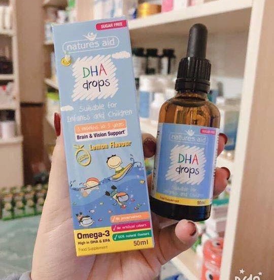 DHA Drops dành cho bé từ 3 tháng đến 5 tuổi