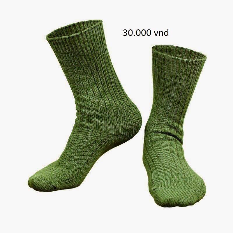 Tất nam cao cổ 3 màu xanh, đen, trắng
