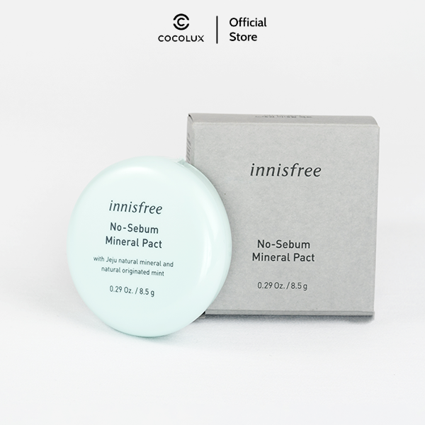 Phấn phủ innisfree no sebum mineral pact 8.5g cocolux