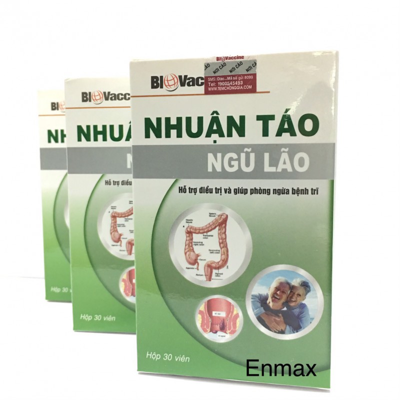 Nhuận táo ngũ lão hỗ trợ điều trị táo bón