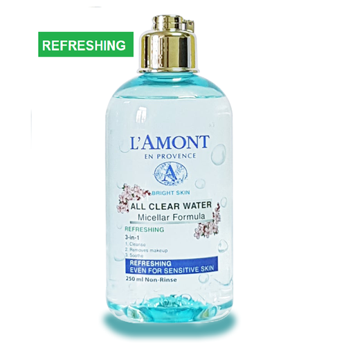 Nước Tẩy Trang Chính Hãng LAmont Tươi Mát Sáng Da Micellar Fomula Refreshing 250ml