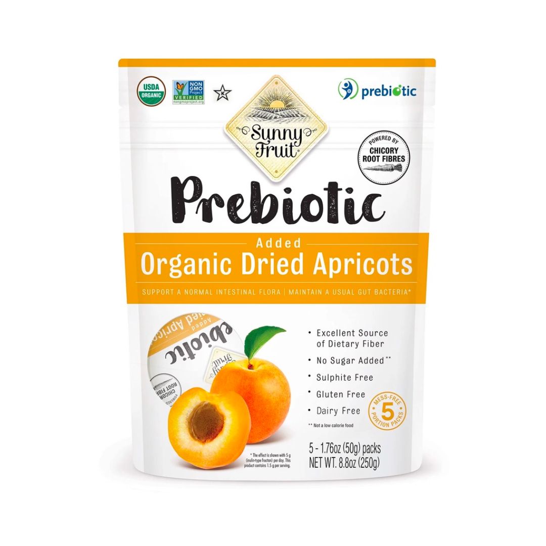 Mơ Khô Hữu Cơ Bổ Sung Prebiotic Organic Dried Apricots Sunny Fruit 250g
