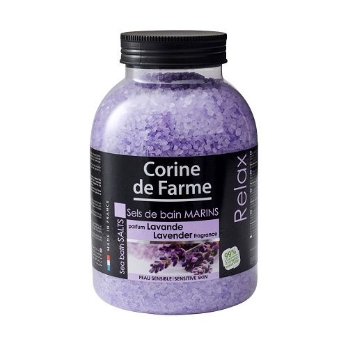 Tặng ủ tóc AHALO Muối tắm Corine de Farme Hương Oải Hương Thư Giãn Da 1.3Kg