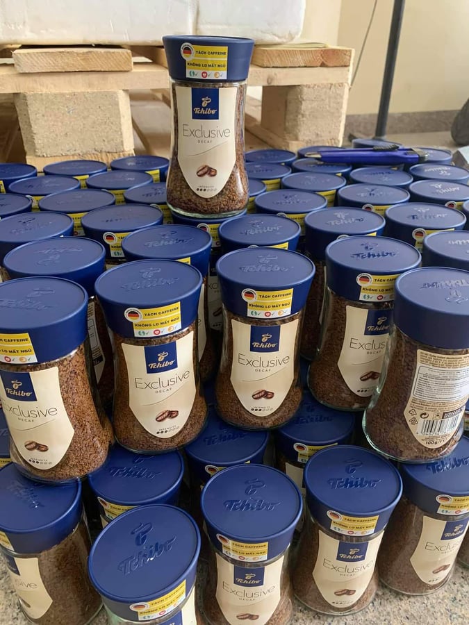 Cà phê hòa tan hiệu tchibo decaf - lọ 100g