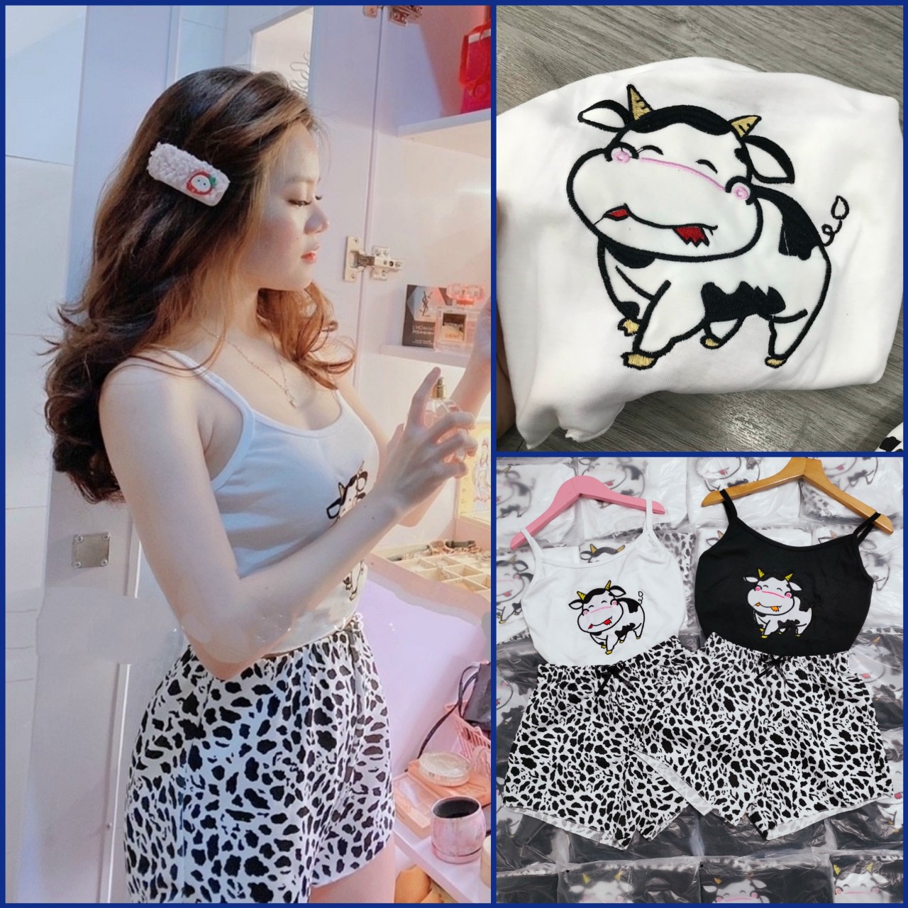 Bộ 2 dây roptop nữ đi biển thun đẹp, bộ mặc nhà ,bộ ngủ nữ