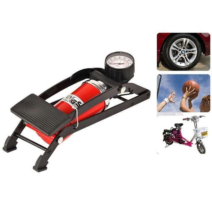 Bơm ô tô - xe máy đạp chân JC 702A -ơm Hơi Xe Đạp, Bơm Hơi Ôtô, Bơm Hơi Đạp Chân Mini,Nơi Bán Bơm Hơi Gía Rẻ,Siêu Phẩm Bơm Hơi Tiện Dụng Đa Năng Cho Mọi Gia Đình