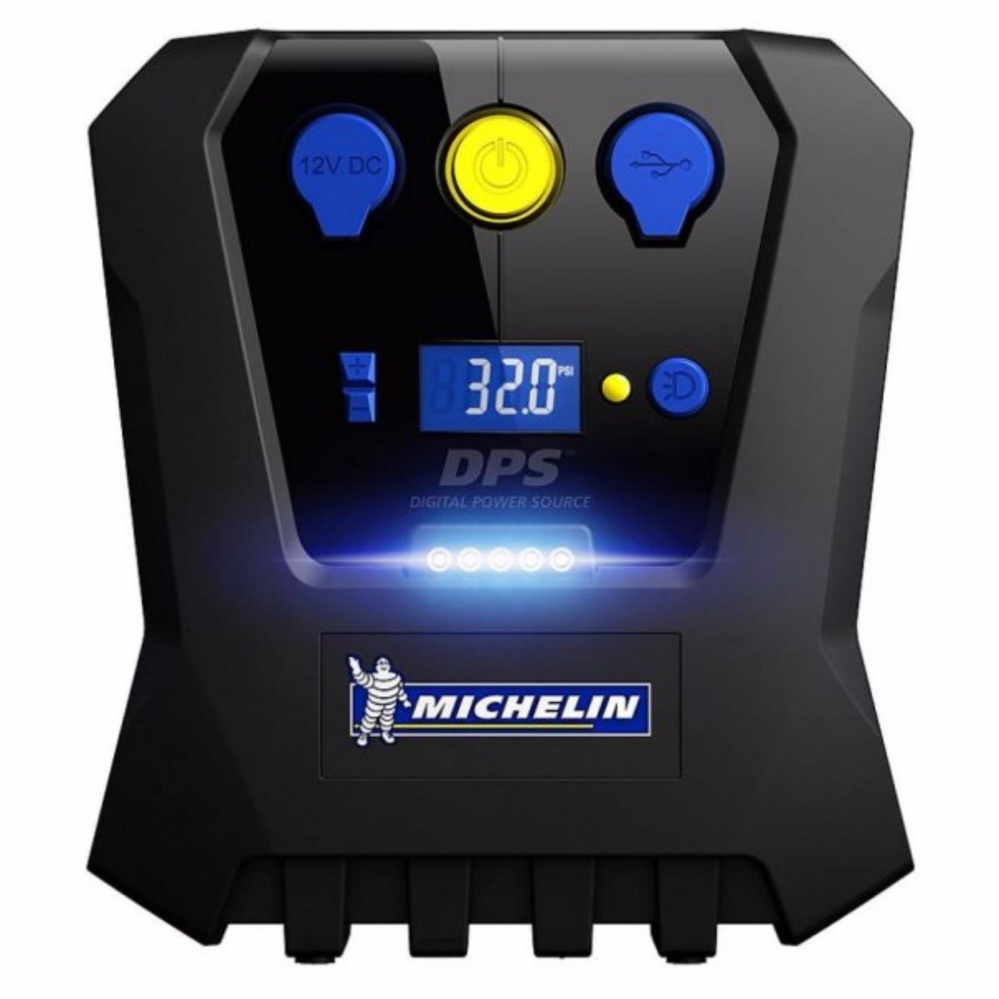 Bơm lốp tự ngắt michelin 12266 12v tẩu - dùng cho ô tô và xe máy.