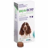 Thuốc phòng trị ghẻ, rận tai, ve, bọ chét và viêm da dị ứng: 1 viên BRAVECTO medium (chó 10-20 kg)
