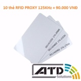 10 Thẻ RFID proxy 125Khz- thẻ  không sao chép  - ATDTECH