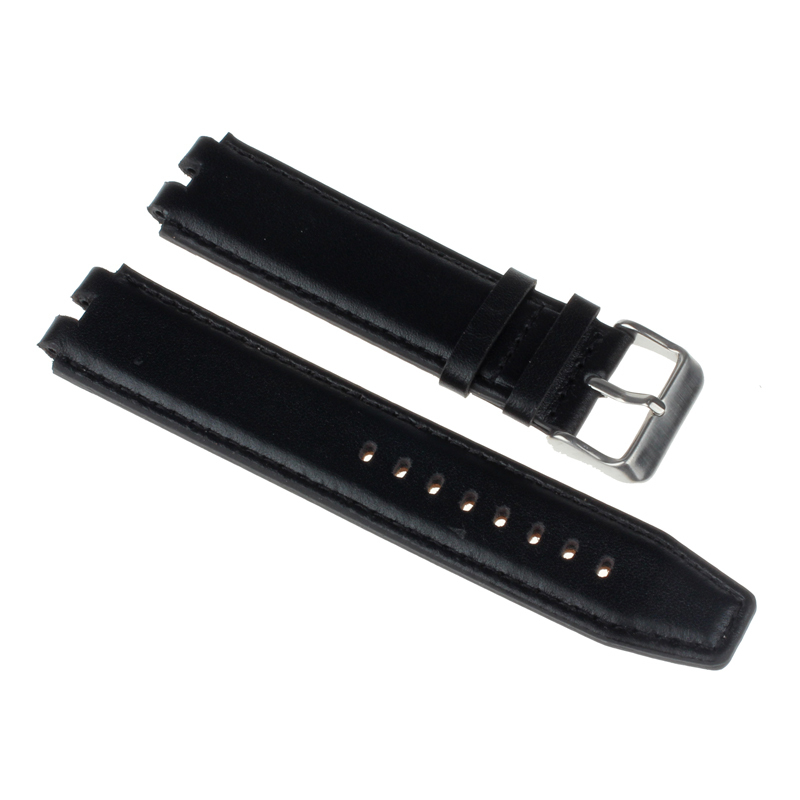 22mm Leather Strap Wrist Watch Steel Buckle Strap Band for Pebble
Smartwatch Black bán chạy
