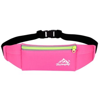 4.7 inch Waterproof Sports Running Waist Pocket Belt Case For iPhone 7 6s(Pink) - intl  
